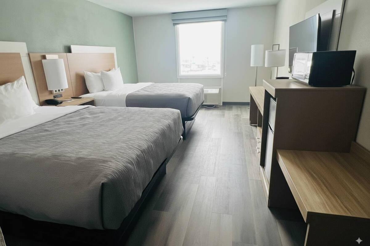 Standard Room, 2 Double Beds, Non Smoking