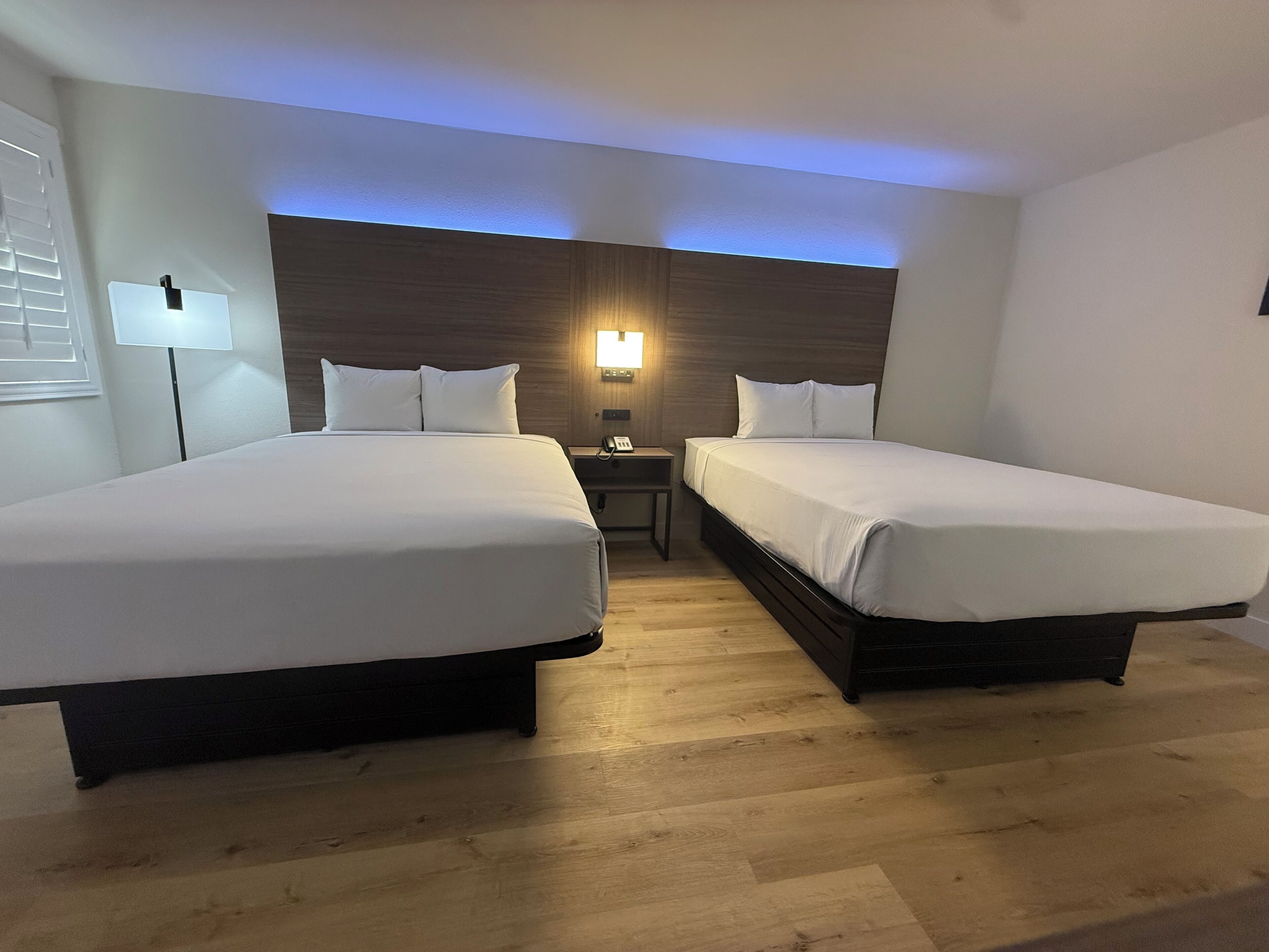 Room, 2 Queen Beds, Non Smoking | Blackout drapes, iron/ironing board, free WiFi, bed sheets