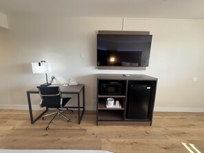 Blackout drapes, iron/ironing board, free WiFi, bed sheets