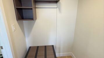 Blackout drapes, iron/ironing board, free WiFi, bed sheets