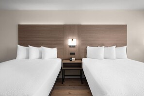 Room, 2 Queen Beds, Non Smoking | Blackout drapes, iron/ironing board, free WiFi, bed sheets