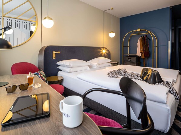 Hypo-allergenic bedding, in-room safe, desk, laptop workspace - Mercure Wien City (Vienna)