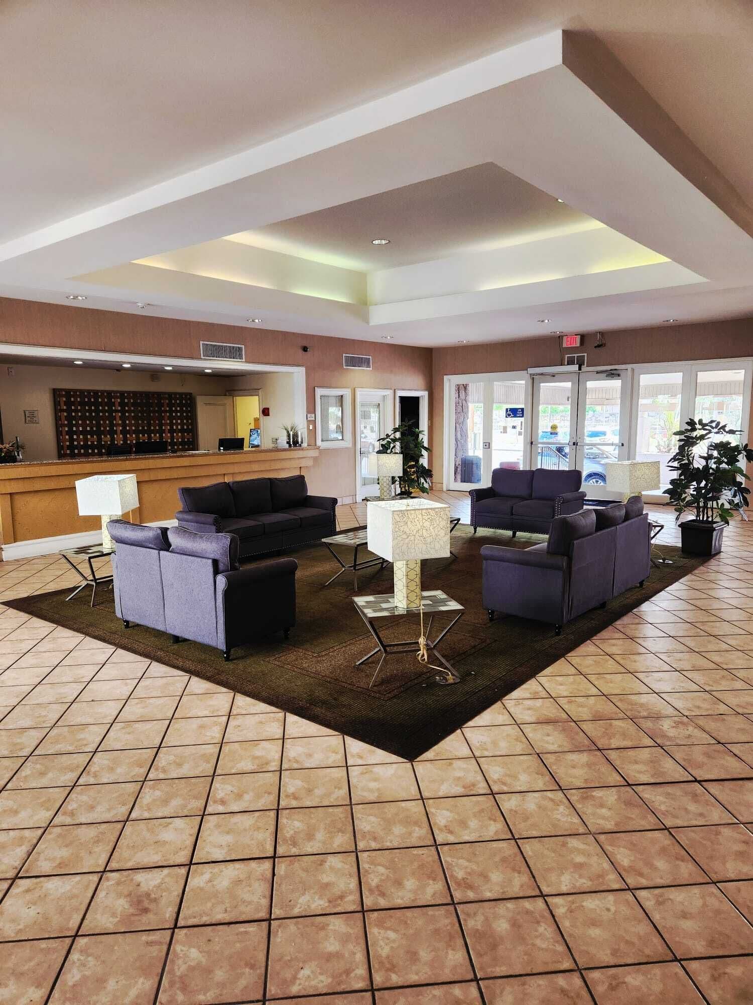 Sitteområde i lobbyen