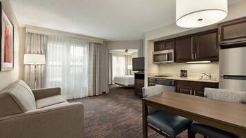Suite, 1 King Bed with Sofa bed | 1 bedroom, in-room safe, laptop workspace, iron/ironing board