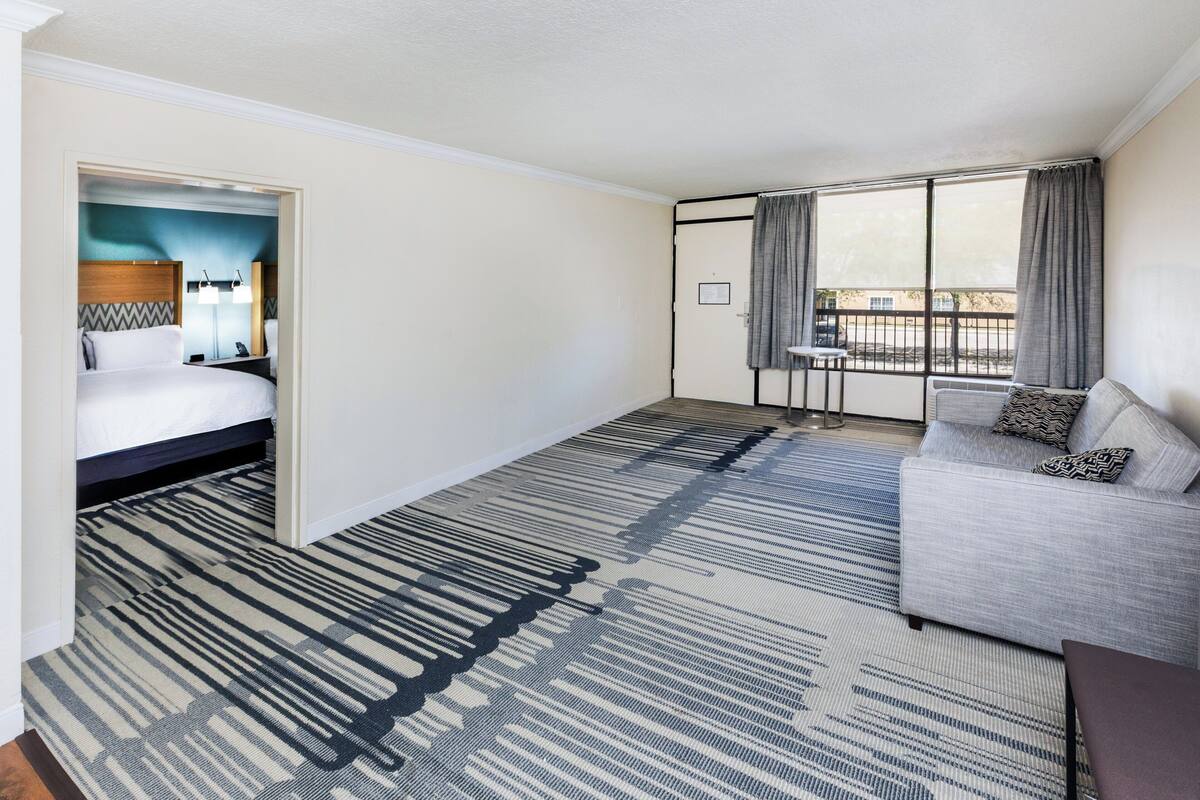 Suite, 2 Queen Beds | Premium bedding, down comforters, Tempur-Pedic beds, desk