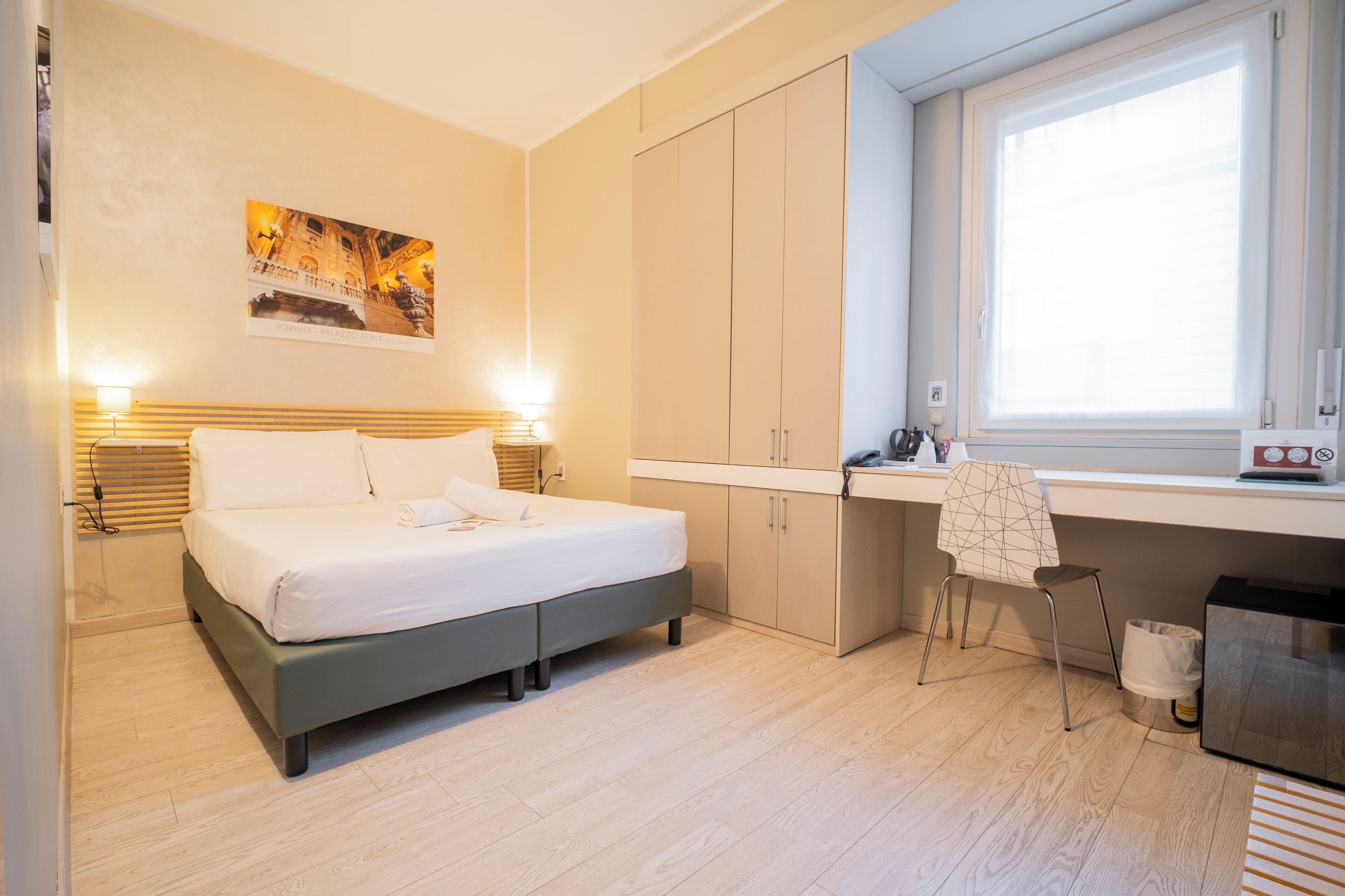 double or twin room | frette italian sheets, premium bedding, down duvets, minibar