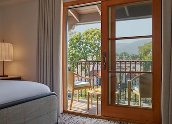 Premium bedding, down comforters, pillowtop beds, in-room safe at Mar Monte Hotel, in The Unbound Collection by Hyatt