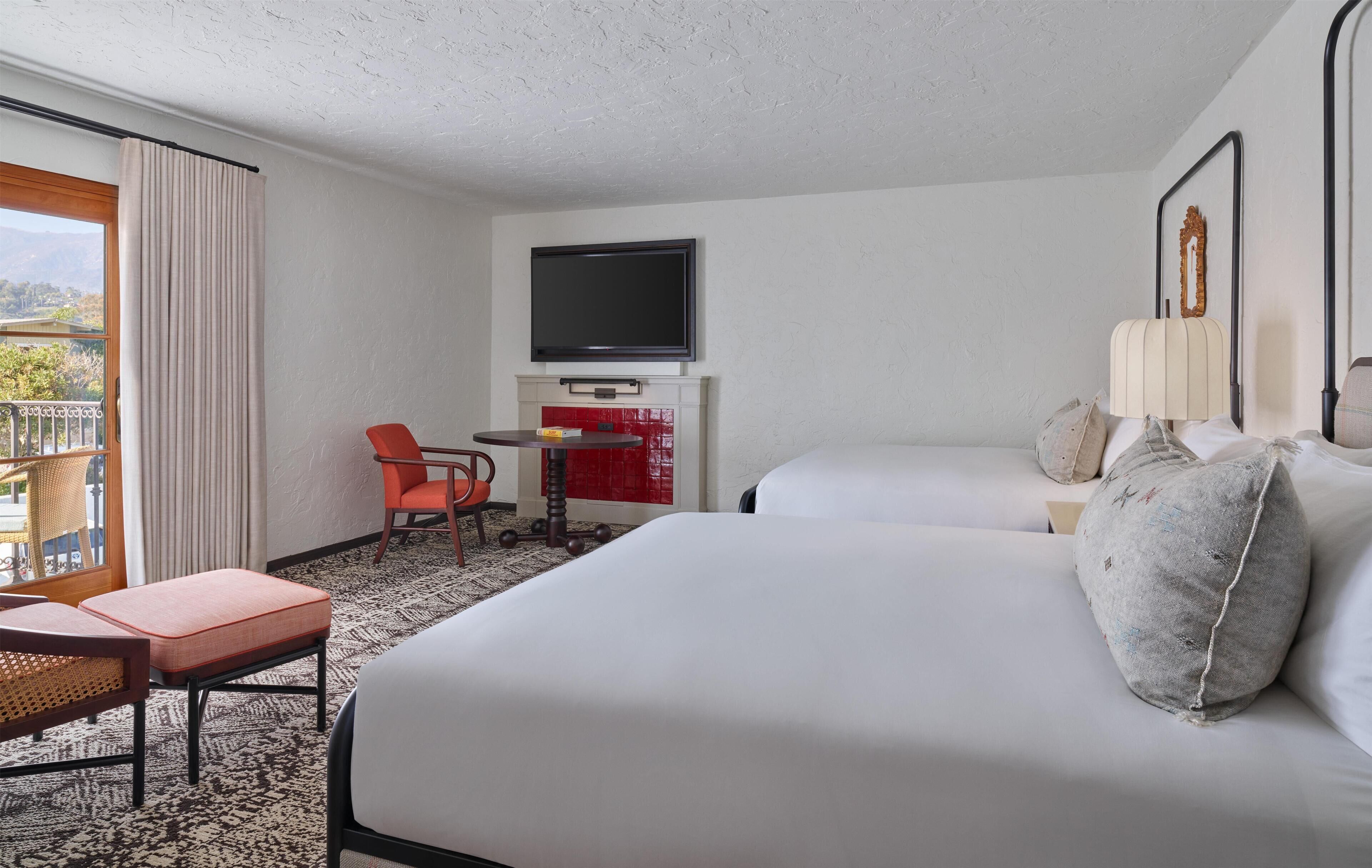 Room, 2 Queen Beds, Balcony | Premium bedding, down comforters, pillowtop beds, in-room safe