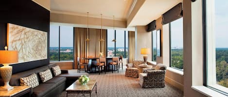 Presidential Suite, 1 Bedroom | Premium bedding, in-room safe, desk, iron/ironing board