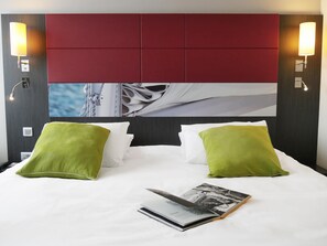 Minibar, in-room safe, desk, blackout curtains
