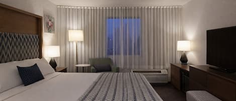 Standard Room, 1 King Bed, Accessible, Bathtub | Pillowtop beds, desk, laptop workspace, iron/ironing board