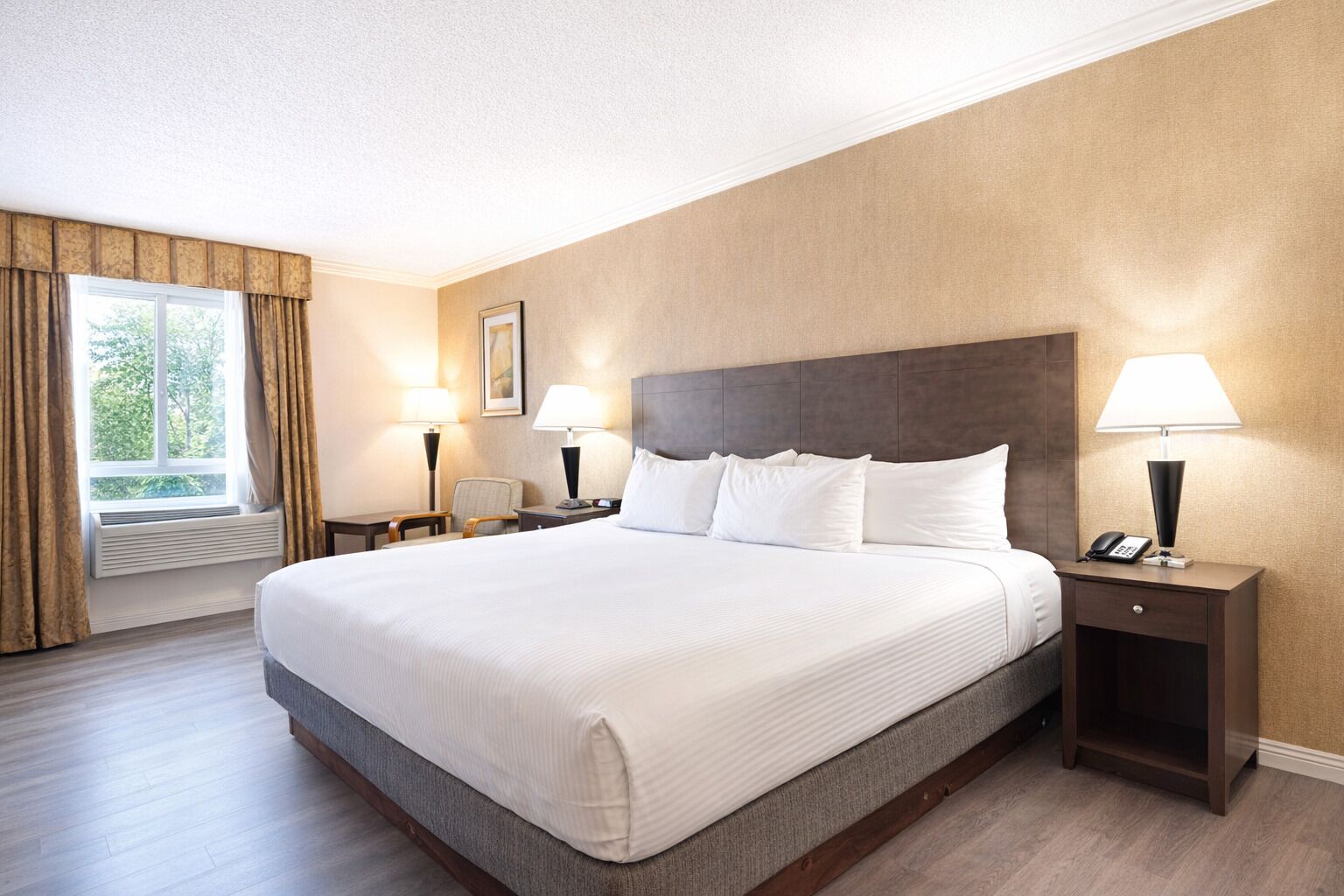 Pillow-top beds, desk, laptop workspace, iron/ironing board