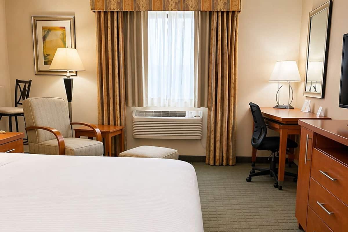 Suite, 1 Queen Bed, Non Smoking, Refrigerator & Microwave | Pillowtop beds, desk, laptop workspace, iron/ironing board