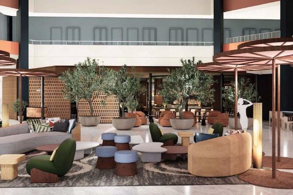 Lobby sitting area