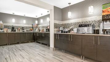 Free daily on-the-go breakfast