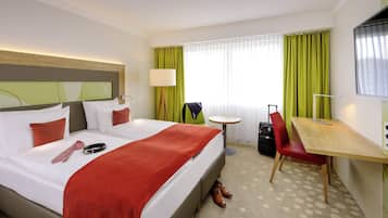 Minibar, in-room safe, desk, blackout drapes