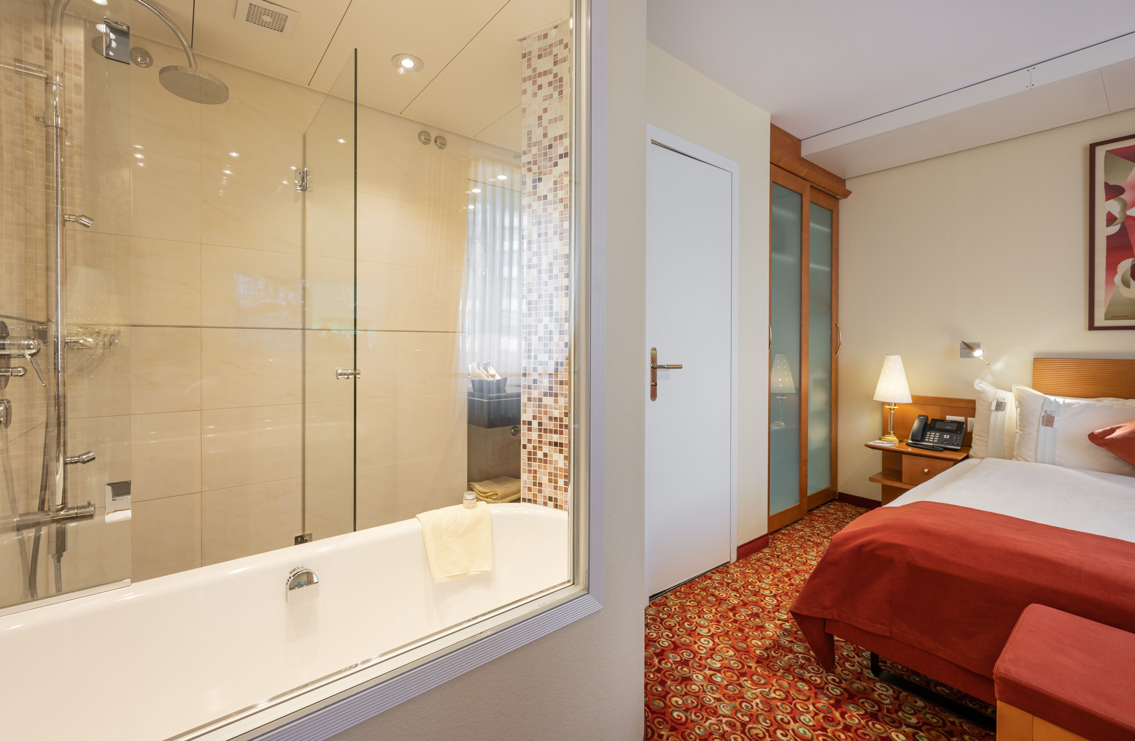 superior twin room, 2 single beds | bathroom | shower, free toiletries, hair dryer, bathrobes