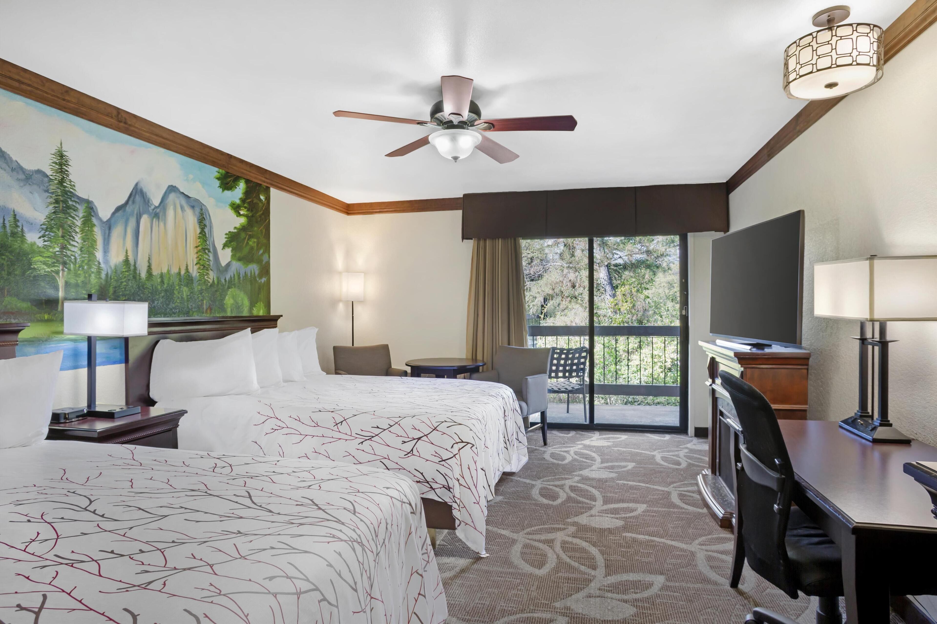 suite, 2 queen beds, accessible, bathtub (with sofabed) | iron/ironing board, cots/infant beds, rollaway beds, bed sheets