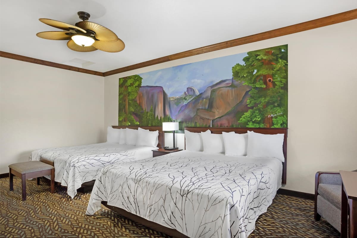 Standard Room, Multiple Beds, Non Smoking | Iron/ironing board, cribs/infant beds, rollaway beds, bed sheets