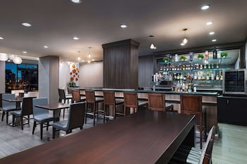 2 bars/lounges, rooftop bar at Hilton Houston Plaza/Medical Center
