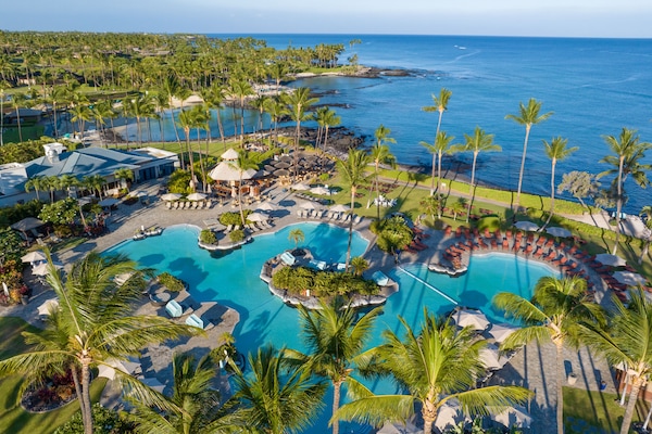 Outdoor pool, pool cabanas (surcharge), pool umbrellas