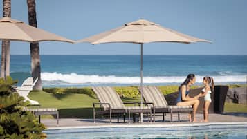 Kolam renang terbuka, kabana (surcaj), payung kolam