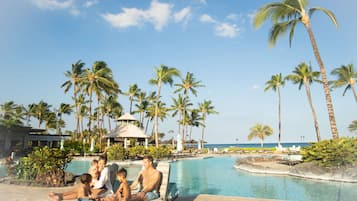 Outdoor pool, cabanas (surcharge), pool umbrellas