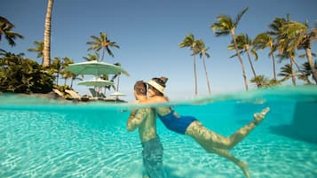 Een buitenzwembad, zwembadcabana's (toeslag)