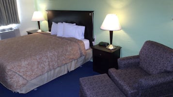 Desk, blackout curtains, iron/ironing board, free WiFi