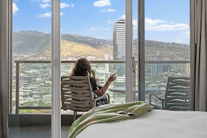 Waikiki Tower City Mountain View Room | View from room