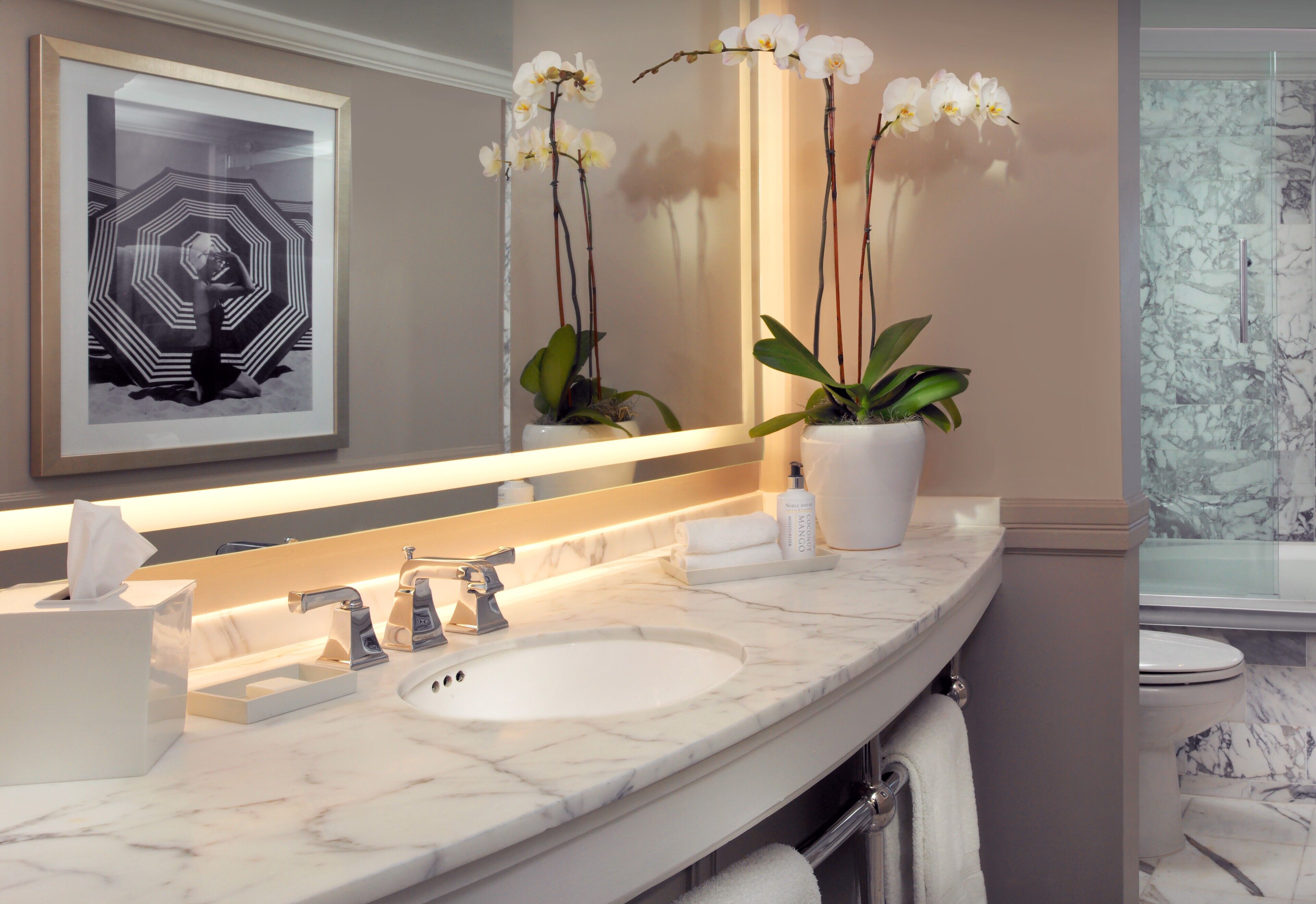 room, 1 king bed, beachfront | bathroom | rainfall showerhead, designer toiletries, hair dryer, bathrobes