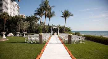 Outdoor wedding area at LaPlaya Beach & Golf Resort - A Noble House Resort
