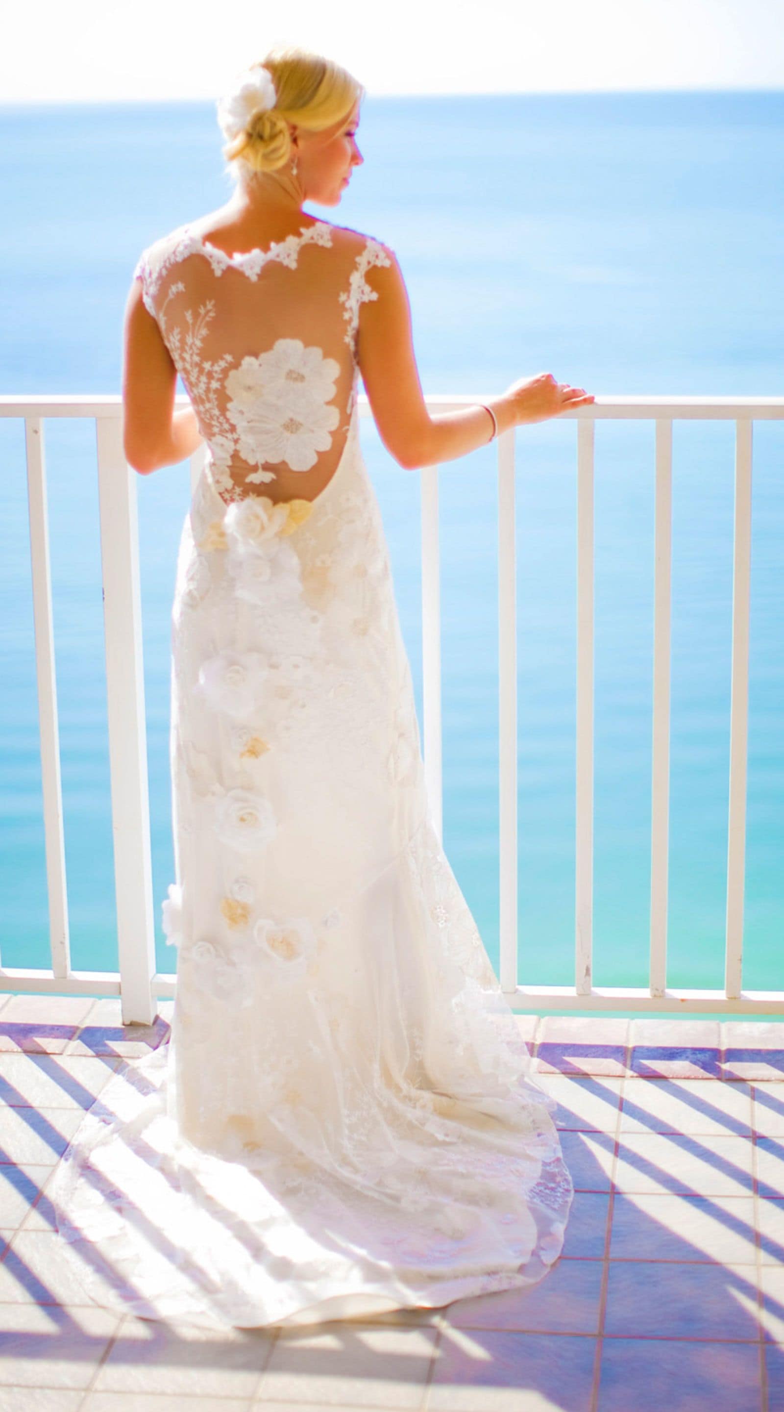 outdoor wedding area