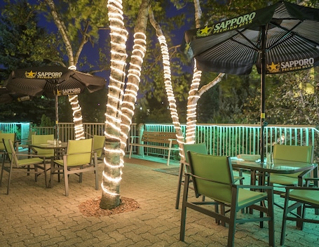 Terraza o patio. Allure Hotel & Conference Centre