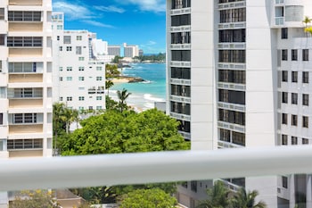 Suite, 1 Bedroom, Non Smoking, Partial Ocean View | Terrace/patio at AC Hotel by Marriott San Juan Condado