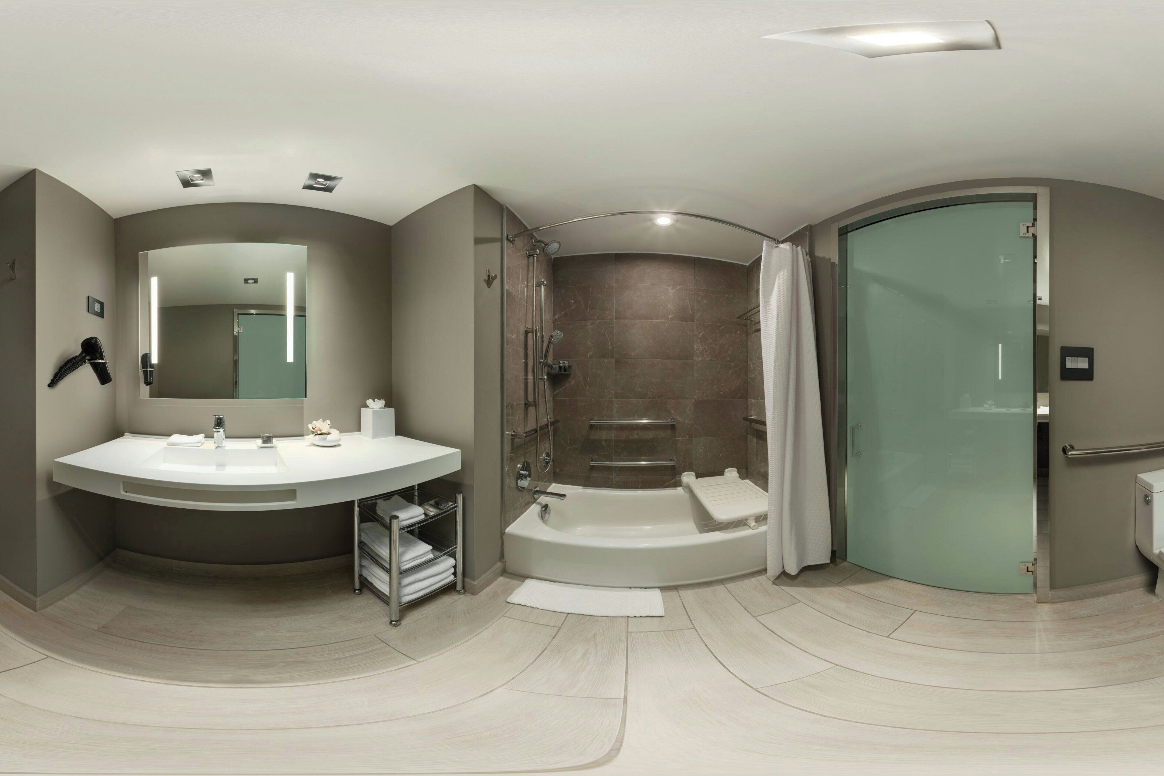 room, 2 queen beds, balcony (hearing accessible) | bathroom | eco-friendly toiletries, hair dryer, bathrobes, towels