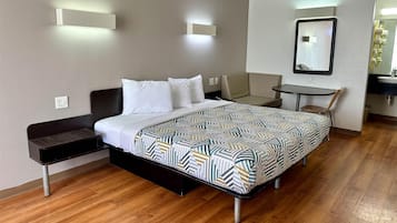 Cortinas blackout, wifi gratis y ropa de cama