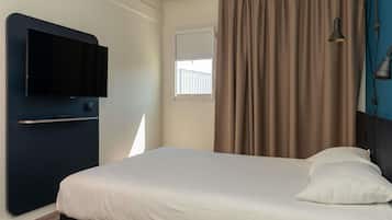 Standaard tweepersoonskamer, 1 tweepersoonsbed | Luxe beddengoed, een bureau, verduisterende gordijnen