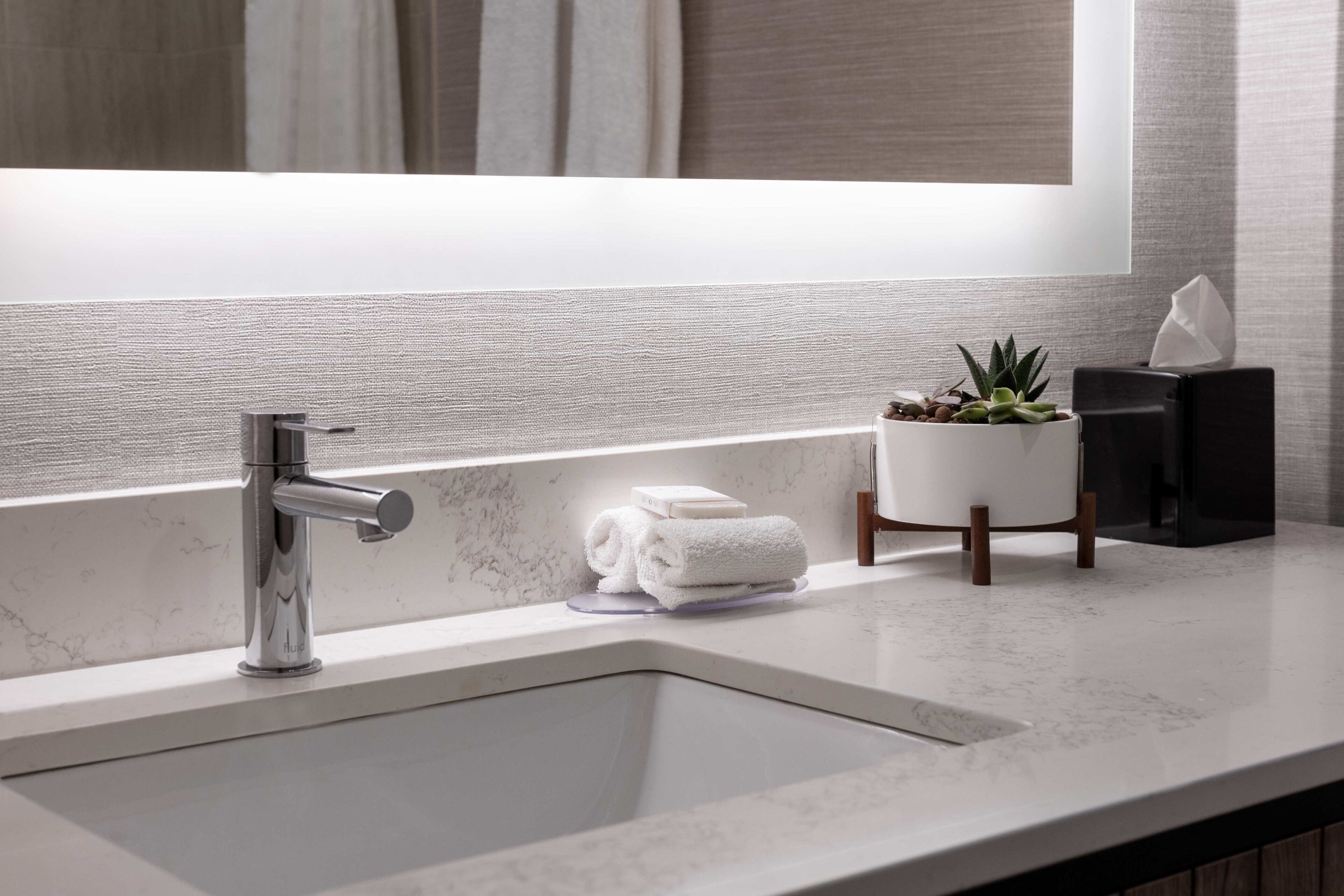 two queen - accessible | bathroom | combined shower/bathtub, eco-friendly toiletries, hair dryer, towels