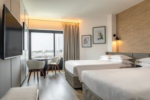 Superior Twin Room, 2 Twin Beds, Pool Access | Premium bedding, pillowtop beds, in-room safe, desk
