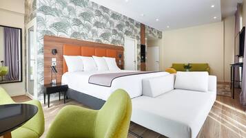 Suite, 1 trÚs grand lit, non-fumeurs | Literie de qualité supérieure, matelas Select Comfort, minibar