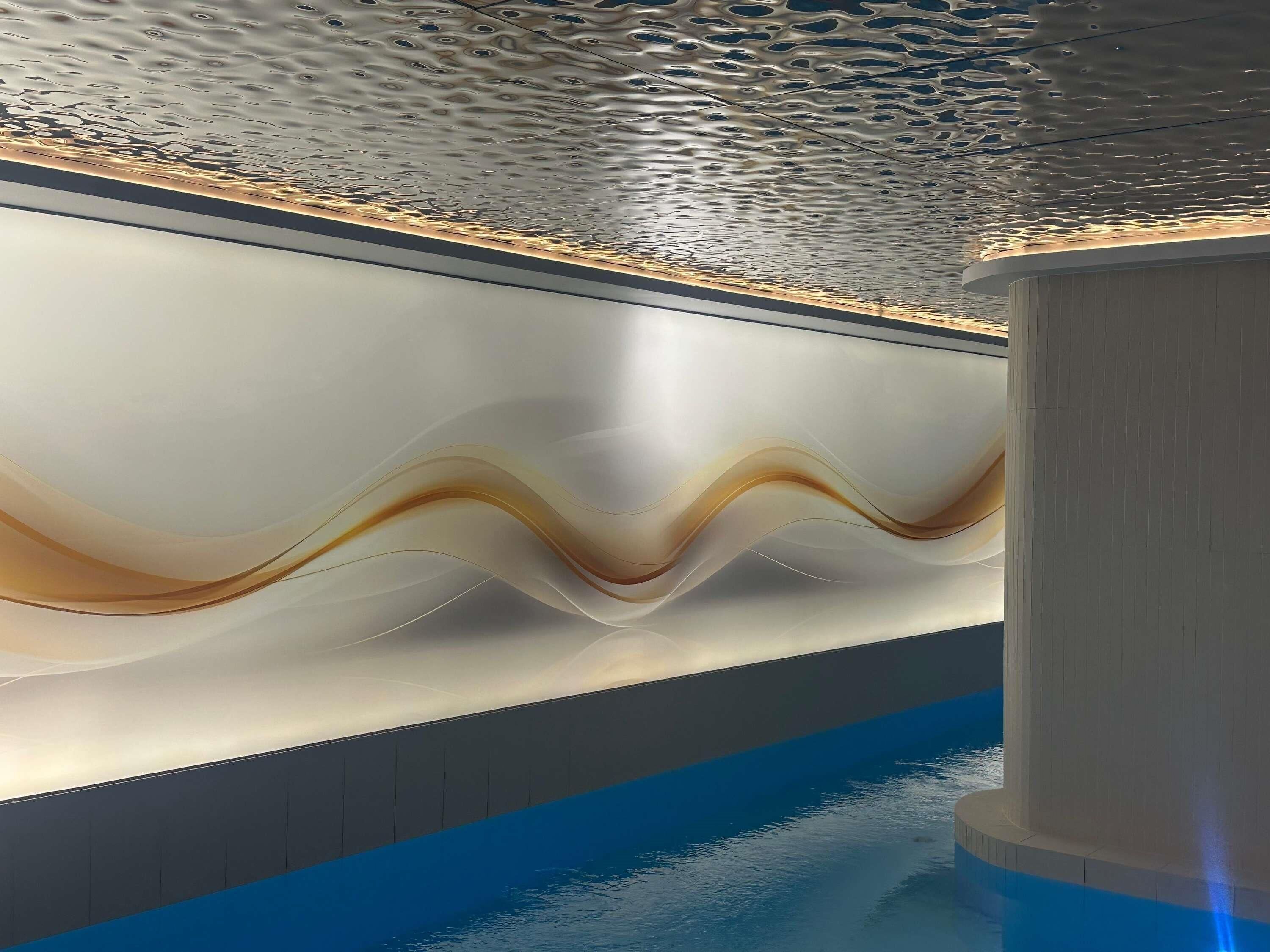 Indoor pool, open 7:00 AM to 8:00 PM, pool loungers