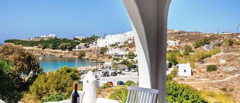 Blick von der Unterkunft