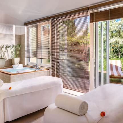 Hot tub, body treatments, hydrotherapy, deep-tissue massages