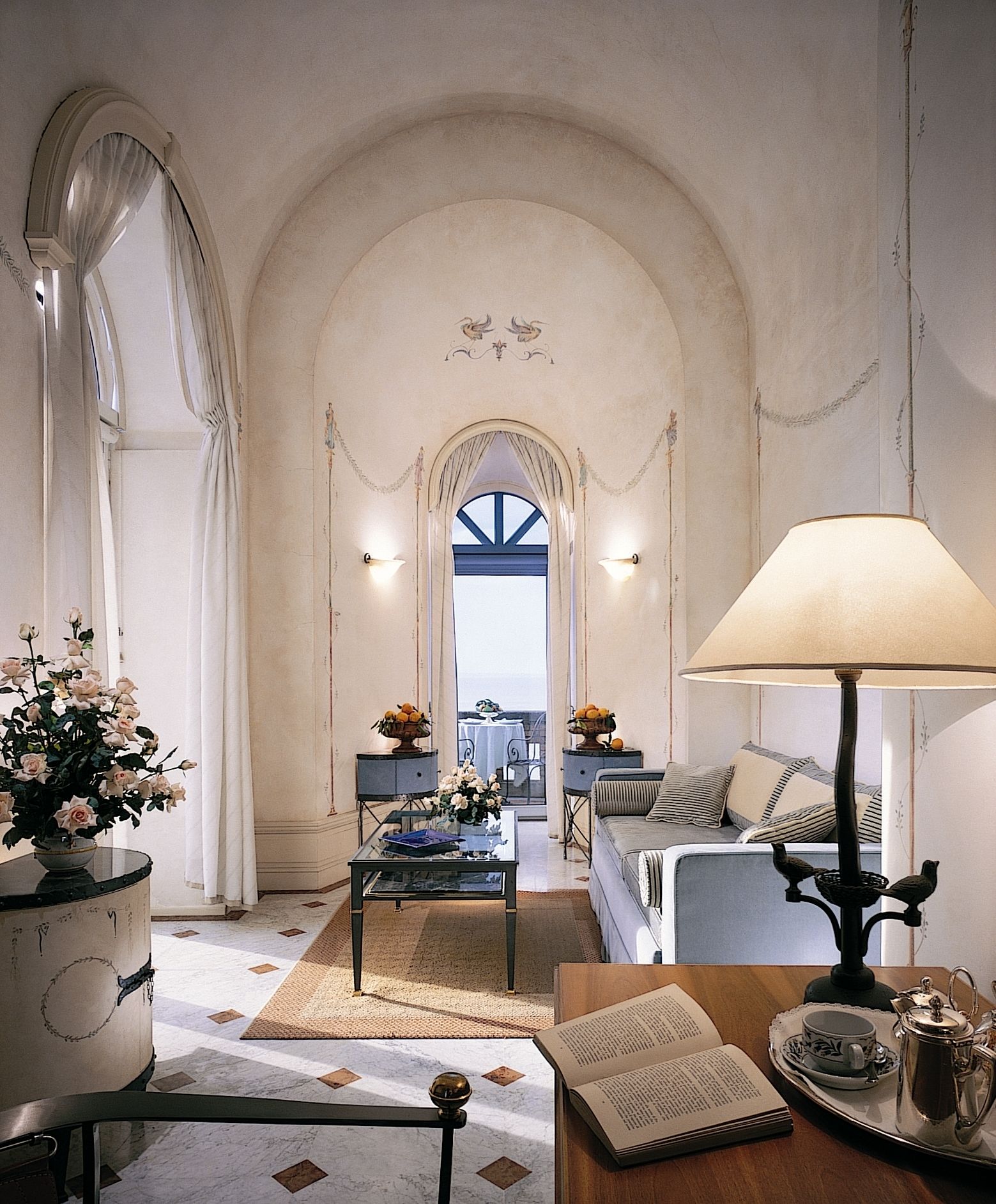 deluxe suite, sea view | living area | 42-inch led tv with digital channels, tv