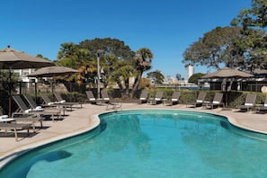 3 outdoor pools, open 6:00 AM to 11:00 PM, pool cabanas (surcharge)