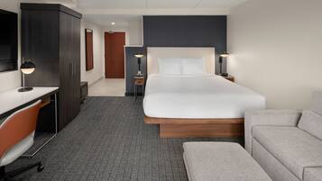 In-room safe, desk, iron/ironing board, free cribs/infant beds