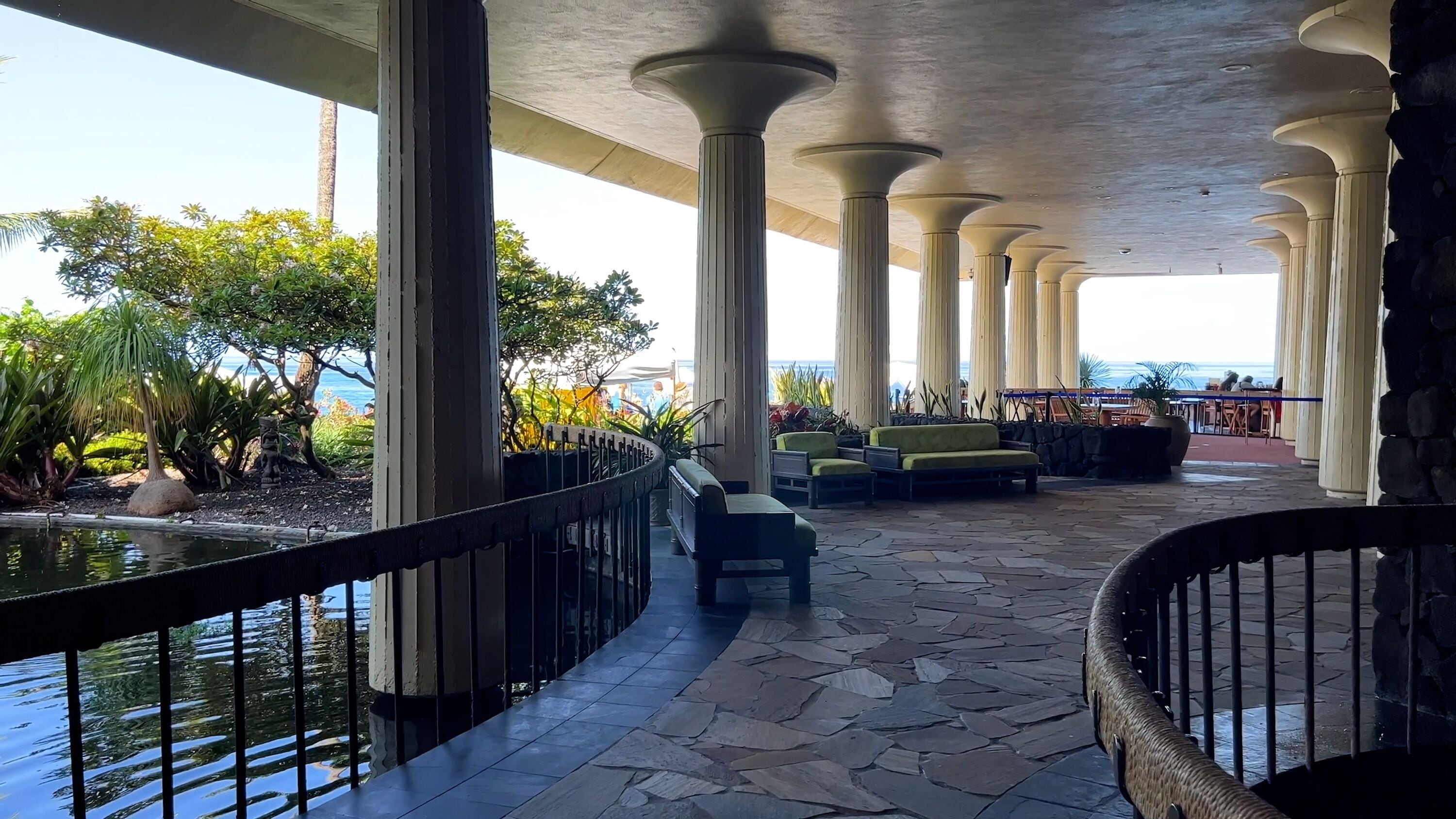 Sala de estar en el lobby