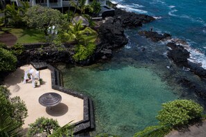 Outdoor wedding area