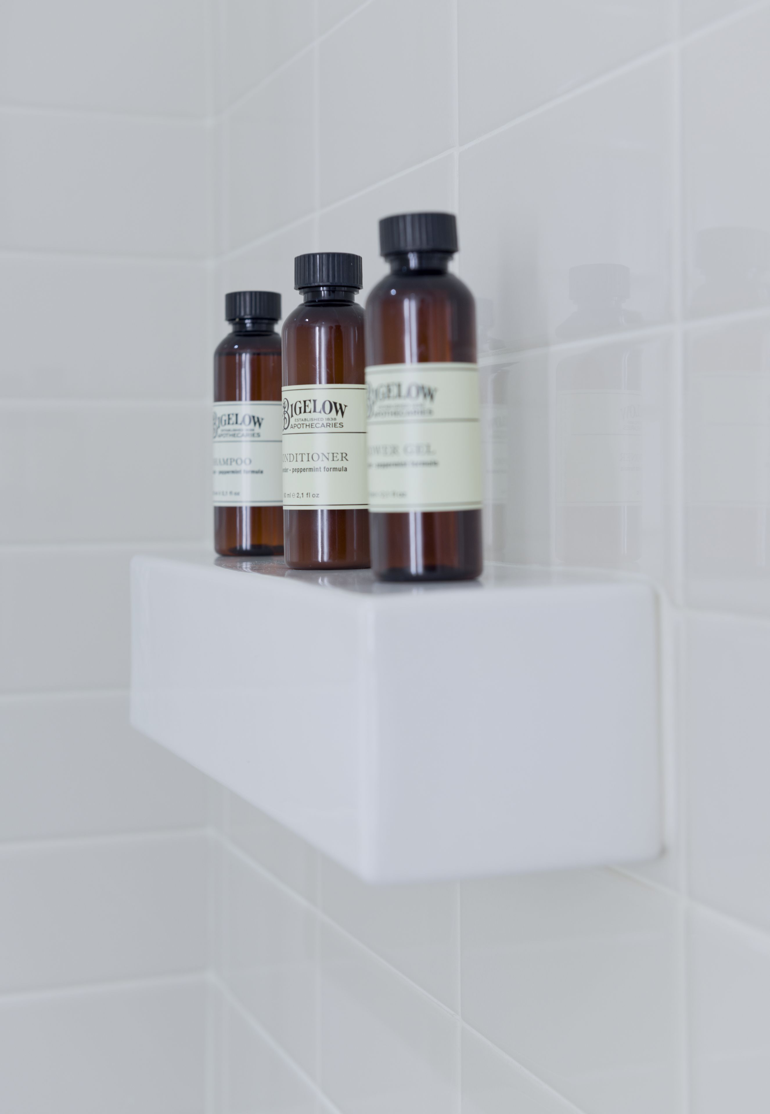 shower, free toiletries, hair dryer, bathrobes